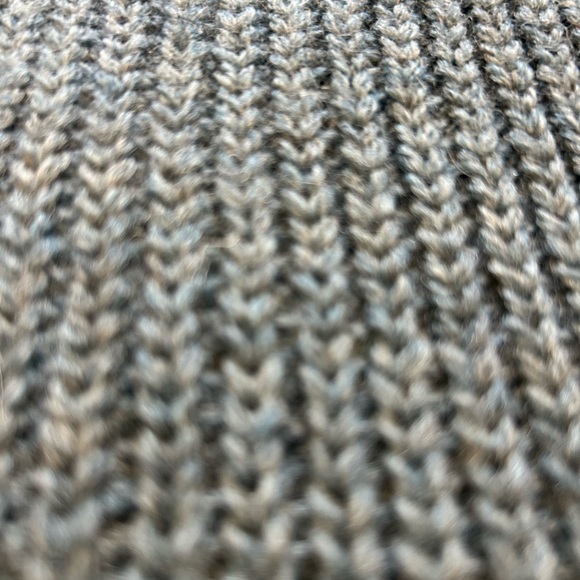 Boheme Blue gray Wool Cardigan with wooden buttons - Picture 7 of 16